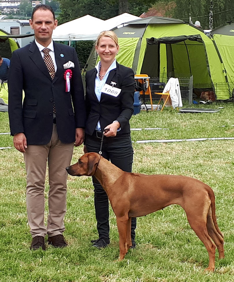 Antje mit Richter und Amira